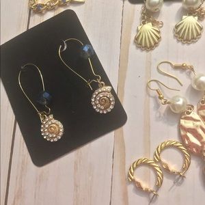 Vintage Gold Hoop Earrings